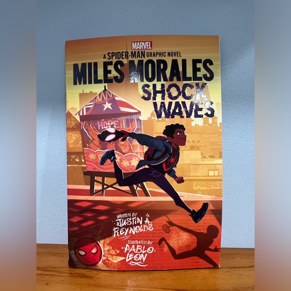 MILES MORALES: Shock Waves Original Graphic Novel Spider Man Spiderman Adventure